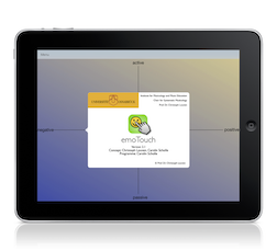 Screenshot: Startbildschrirm emoTouch